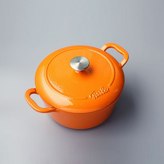 Fissler 菲仕乐 Calen食色系列 汤锅(18cm、铸铁、橙色)