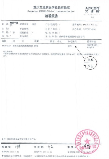 限地区：HONDO BEEF 恒都牛肉 恒都 澳洲原切牛腱子肉 1kg