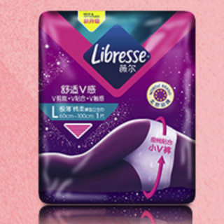 Libresse 薇尔 舒适V感极薄棉柔裤型卫生巾 L码 1片*2