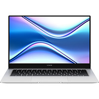 HONOR 荣耀 笔记本 MagicBook X 14 2021 14英寸全面屏轻薄笔记本电脑 （i5 16GB 512GB多屏协同）冰河银