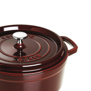 staub 珐宝 1102487 炖锅(24cm、3.8L、铸铁、格林纳丁斯)