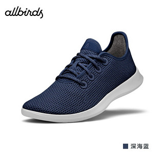 allbirds Allbirds Tree Runners网面透气男士女士休闲运动桉树鞋 深海蓝 男-42