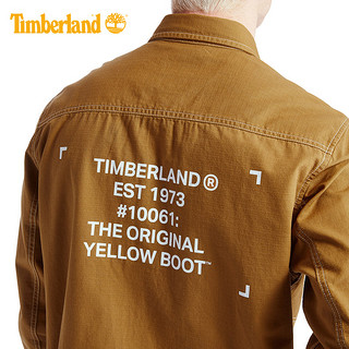 Timberland添柏岚男装时尚休闲工装衬衫式外套|A2AC4（S、A2AC4P47/小麦色）