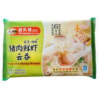 避风塘 猪肉鲜虾云吞 360g （24只  鲜虾馄饨  水饺  港式风味 早茶点心 方便菜）