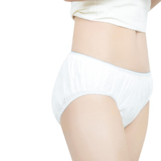 Purcotton 全棉时代 女士一次性三角内裤 4200021632-438761 5条装 白色 L