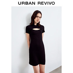 URBAN REVIVO UR2021春夏新品青春女装甜美气质镂空紧身宝藏连衣裙YV13S7FE2001