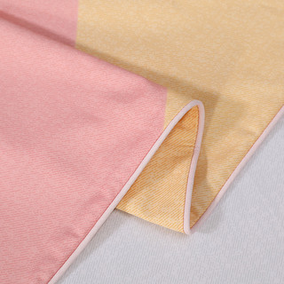 水星家纺纯棉全棉四件套高支高密简约北欧风被套套件床单床上用品（微调仲蓝、1.5m（5英尺）床）