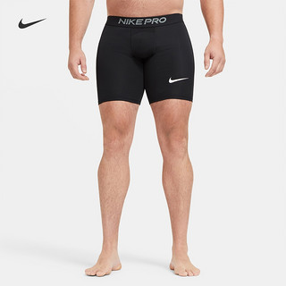 Nike耐克官方NIKE PRO 男子训练紧身短裤新品夏季速干透气BV5636（2XL、010黑/(白)）