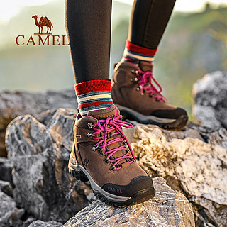 CAMEL 骆驼 男鞋冬季靴子户外战术靴登山鞋男山地鞋防滑耐磨高帮鞋徒步鞋