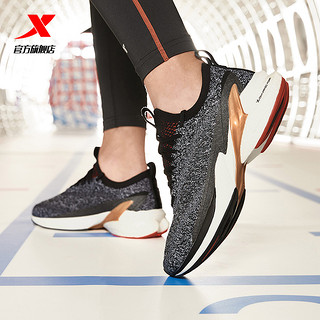 【騛速X】特步男鞋2021夏季新款跑步鞋缓震回弹运动鞋男跑鞋飞速（36、【騛速X】黑紫-女款-已上市）