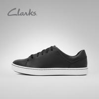 clarks其乐女鞋秋冬经典款运动休闲系带平底单鞋天使百搭小白鞋女(39.5、白色)