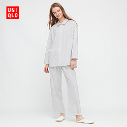 UNIQLO 优衣库 优衣库 女装 睡衣(长袖 家居服) 434505 UNIQLO