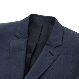 雅戈尔西服春秋新款商务休闲时尚男士羊毛蓝灰单西装外套正装2969（180/96A、蓝灰）
