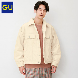 Gu极优男装灯芯绒长绒宽松茄克时尚潮流休闲男士夹克外套329744 165 84a S 09 黑色 报价价格评测怎么样 什么值得买