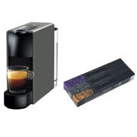 NESPRESSO 浓遇咖啡 Essenza Mini系列 C30 胶囊咖啡机+咖啡胶囊*3 灰色