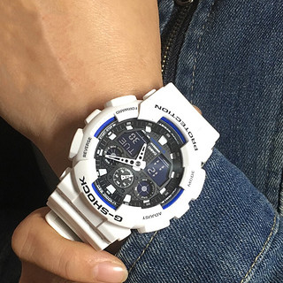 CASIO 卡西欧 G-SHOCK YOUTH系列 51.2毫米石英腕表 GA-100B-7A