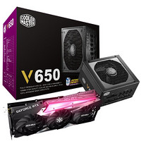 COOLER MASTER 酷冷至尊 V650 金牌（90%） 全模组ATX电源 650W+映众 RTX 3060 冰龙超级版 12GB 显卡