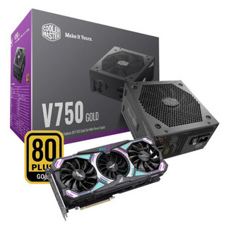 COOLER MASTER 酷冷至尊 索泰 RTX 3070 PGF OC显卡 8G显存 + 酷冷至尊 V750GOLD金牌全模组电源