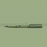 凌美(LAMY)钢笔礼盒 Safari狩猎系列2021限量款F笔尖磨砂绿色墨水笔+黑色墨水芯礼品套装 E188欧版原装礼盒