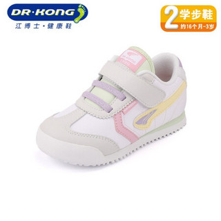 江博士Dr.kong宝宝学步鞋机能鞋 春秋款婴儿童鞋B14211W010白色 27