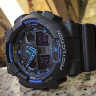 CASIO 卡西欧 G-SHOCK YOUTH系列 51.2毫米石英腕表 GA-100C-8A