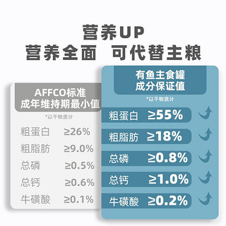 YOOIU 有鱼 猫罐头 UP系列主食罐小扁罐猫咪牛肉湿粮包成幼猫100g*6罐