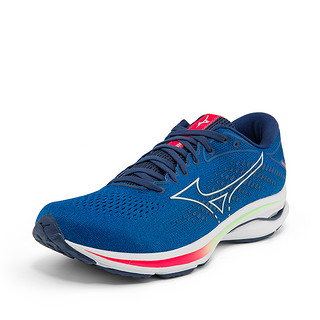 Mizuno 美津浓 Wave Rider 25 中性跑鞋 J1GC210325 蓝色/黑色 36