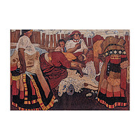 昊美术馆 现货周春芽版画 剪羊毛 全球限量 110 × 80cm 木框装裱 2006年 99版