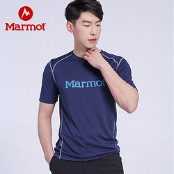 Marmot 土拨鼠 Marmot/土拨鼠户外运动春夏男士轻量吸湿透气短袖速干T恤