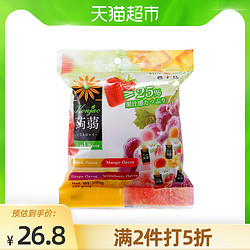马来西亚芭干达综合水果味蒟蒻魔芋果汁果冻200g