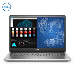 DELL 戴尔 戴尔(DELL)Precision7750 17.3英寸移动工作站笔记本W-10885M/128G/2T 2T 2T/Raid5/RTX5000 16G/4K