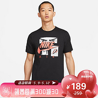 NIKE 耐克  耐克NIKE 男子 T恤 动漫图案 SPORTSWEAR 短袖文化衫 DB6152-010黑色XL码