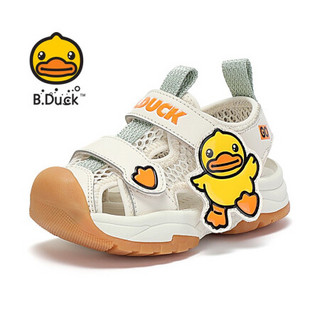 B.Duck 卡通萌宠儿童运动凉鞋 B228A2964 米色 30