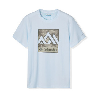 Columbia哥伦比亚户外21春夏新品男子专业降温清凉速干T恤AE6463 106 M