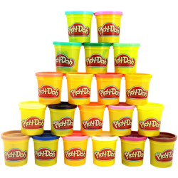 Play-Doh 培乐多 孩之宝Hasbro 培乐多Play Doh 单色装彩泥安全无毒手工diy橡皮泥 3岁以上儿童益智玩具 单杯装(型号随机)