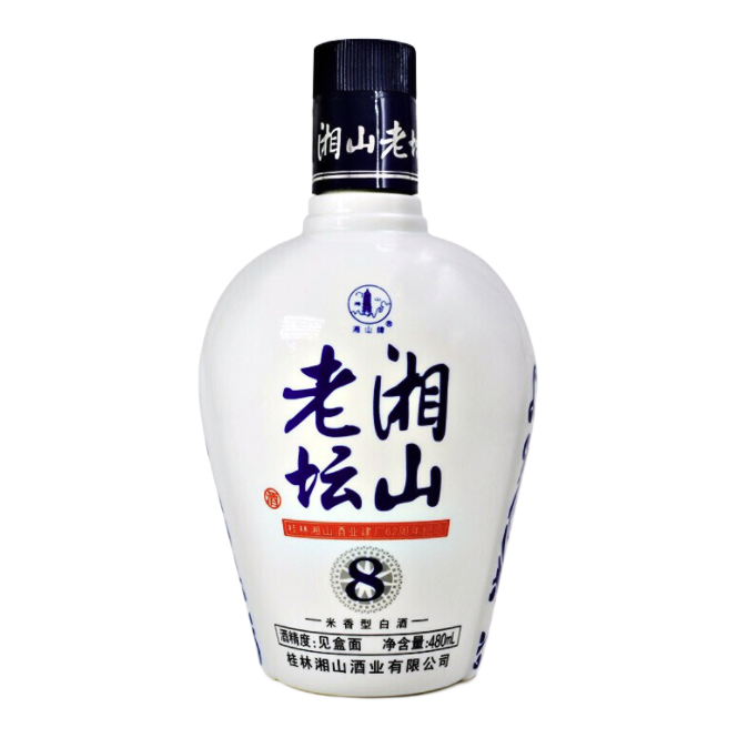 湘山 老坛 8年 40.8%vol 米香型白酒