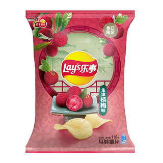 Lay's 乐事 薯片 生津杨梅味 116g