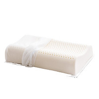 艾可麦 泰国乳胶枕 透气波浪低枕