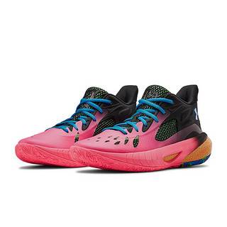 UNDER ARMOUR 安德玛 Hovr Havoc 3 中性篮球鞋 3023088-602 粉红/黑 40