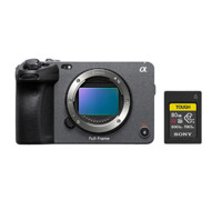SONY 索尼 LME-FX3 全画幅电影摄影机 FX3单机身+CEA-G80T存储卡