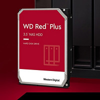 西部数据 4TB WD Red Plus NAS 内置硬盘 -WD40EFZX