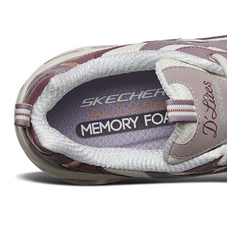 SKECHERS 斯凯奇 D'lites 1.0 女子休闲运动鞋 13143/PRW 紫色/白色 39.5