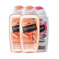 femfresh 芳芯 私处护理清洗液套装 (日常护理型250ml*2+蔓越莓舒缓保湿型250ml)