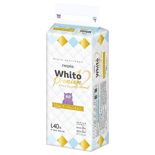 nepia 妮飘 Whito Premium系列 婴儿尿裤 L40片