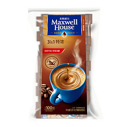 Maxwell House 麦斯威尔 特浓速溶咖啡 100条