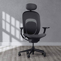 YMI 悦米 RTGXY01YM 人体工学椅 黑色 柔韧透气网布版