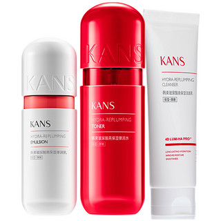 KANS 韩束 红胶囊系列护肤礼盒装 (洁面乳50g+水50ml+乳50ml+面膜25ml*6片)