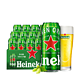 88VIP：Heineken 喜力 经典拉罐啤酒500ml*12整箱装欧冠装随机发货