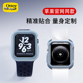 美国OtterBox苹果Apple Watch保护壳iwatch防摔手表6代保护套5边框SE一体Exo Edge适用44mm户外40运动潮4原装 iWatch 6/SE/5/4通用〖44mm〗【蓝色】