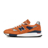 new balance 998系列 男子跑鞋 M998CTL 橙/灰/藏青 42.5